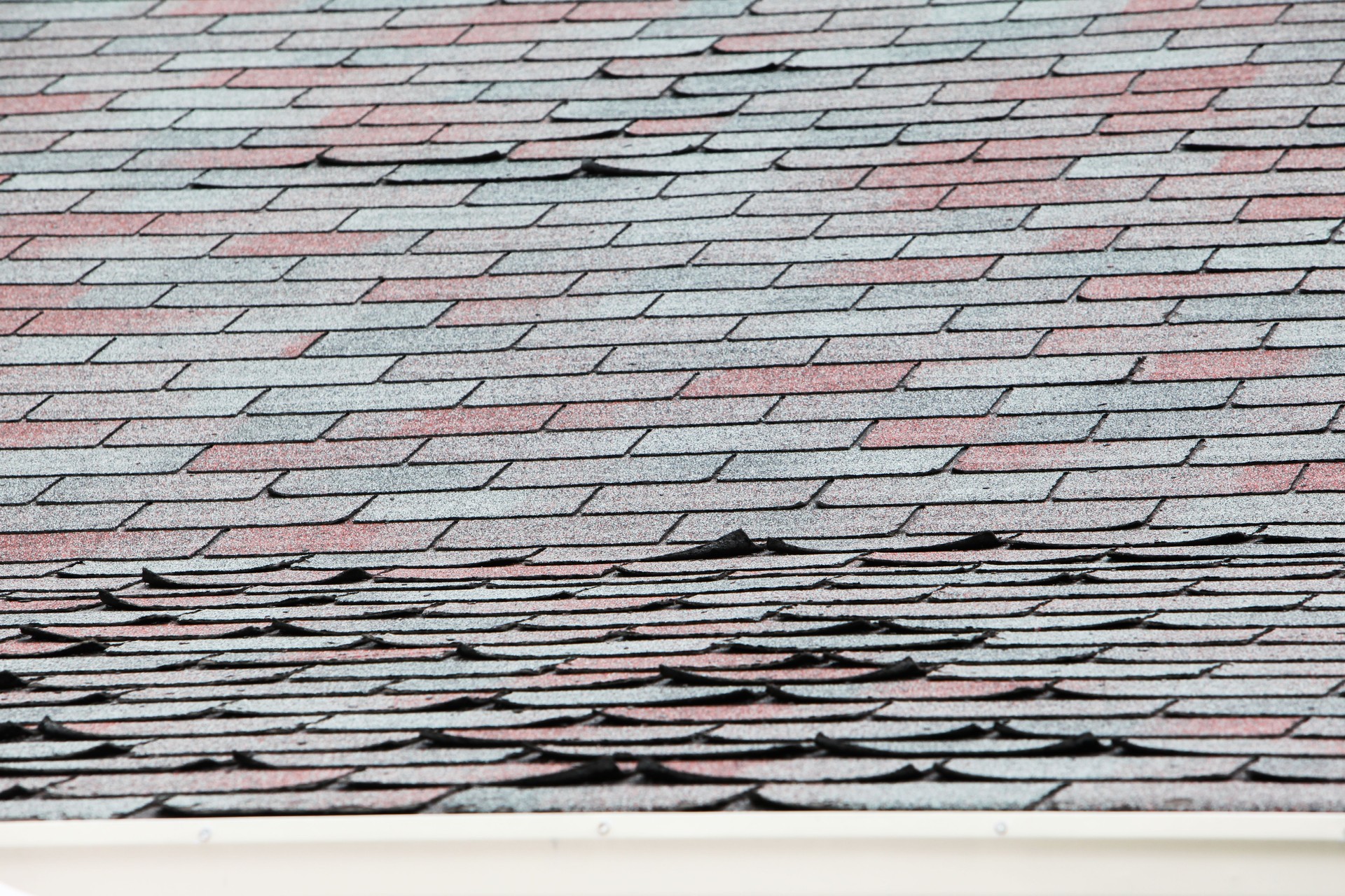 Damaged roof